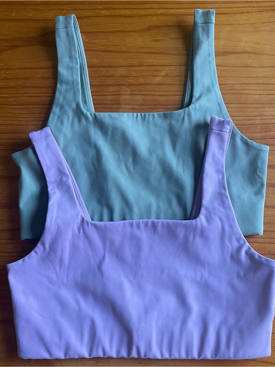 girlfriend collective Other - Sustainable Girlfriend Collective Tommy Bra - Set of 2 - Sage & Pastel Purple